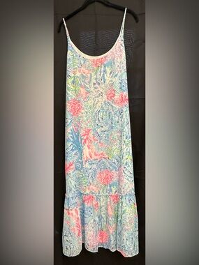 Lilly Pulitzer | Dresses | Nwt Lilly Pulitzer Maxi Dress Xl Noemi Engineer  | Poshmark